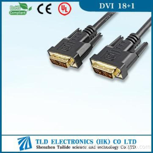 DVI to DVI Cable Single Link 18+1 1080p Full HD